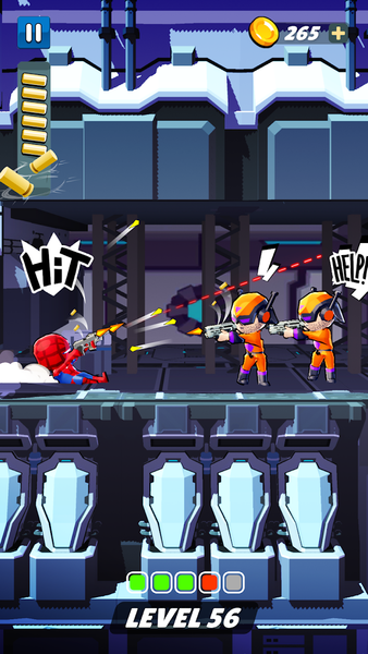 Johnny Spider: Shooter Games - Gameplay image of android game