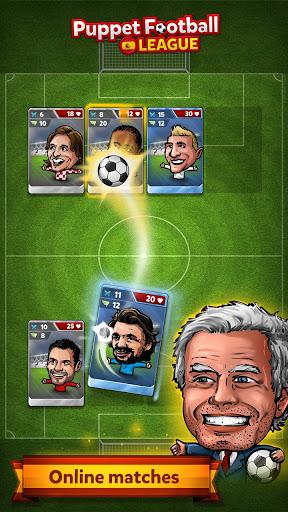 Puppet Football Card Manager CCG ⚽ - Gameplay image of android game