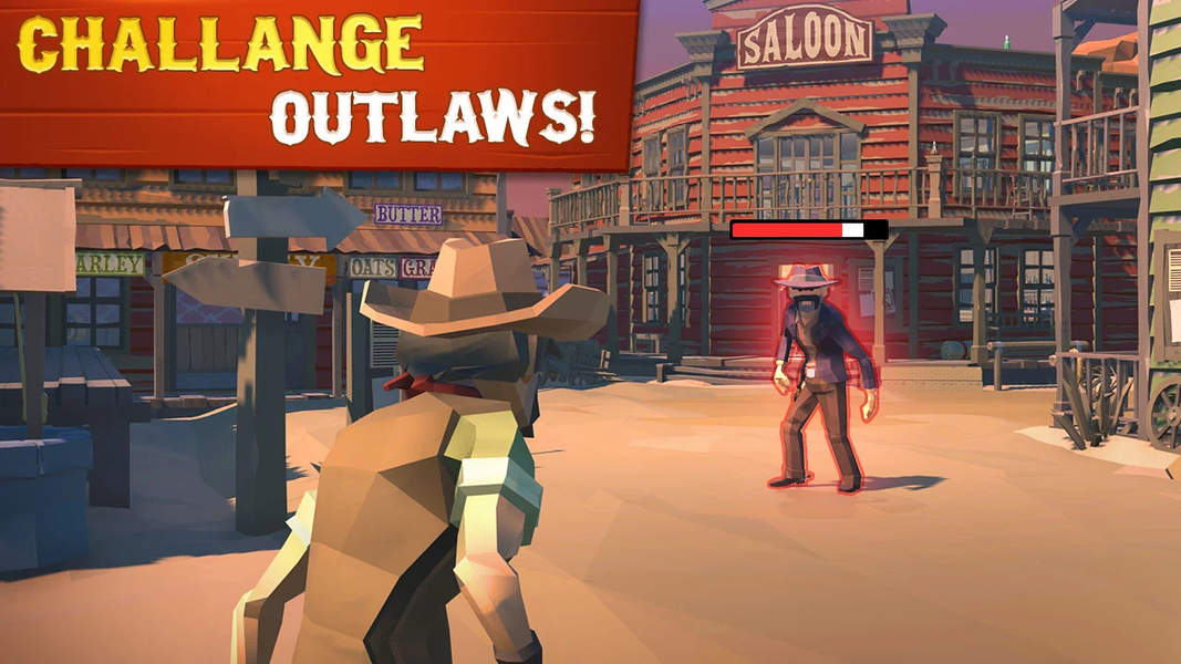 Wild West Hero: Cowboy RPG - Gameplay image of android game