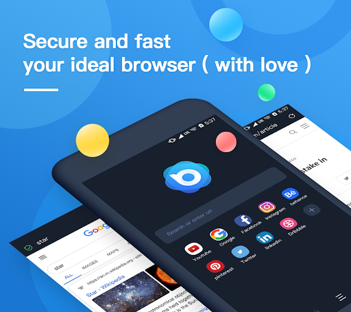 Nox Browser - Fast & Safe - عکس برنامه موبایلی اندروید