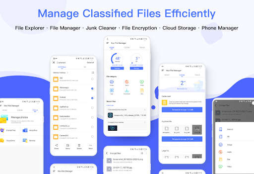 Nox File Manager - file explorer, safe & efficient - عکس برنامه موبایلی اندروید