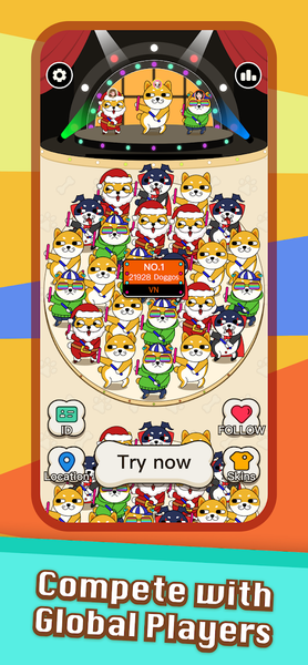 Doggo Go - Meme, Match 3 Tiles - Gameplay image of android game