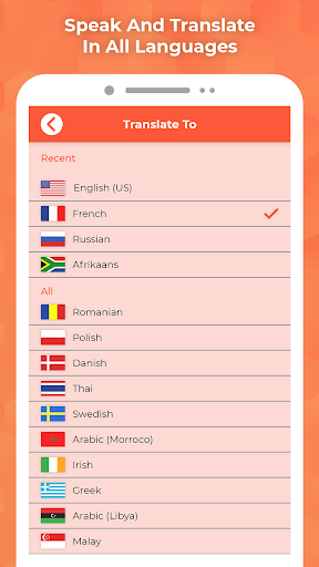 Speak and Translate-Voice Translator - Image screenshot of android app