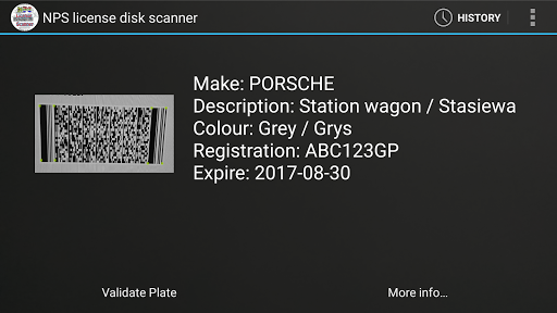 NPS  License Disk Scanner - عکس برنامه موبایلی اندروید