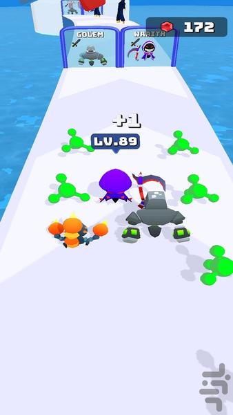 Monster Merge Battle - Gameplay image of android game