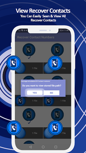 Contact recovery app 2021 - Image screenshot of android app