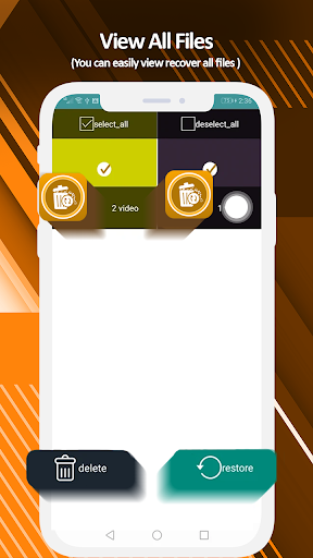 Deleted all files recovery app - Image screenshot of android app