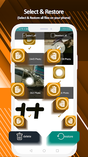 Deleted all files recovery app - Image screenshot of android app