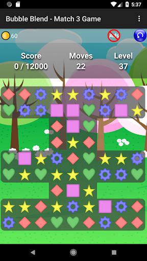 Bubble Blend - Match 3 Game - Gameplay image of android game
