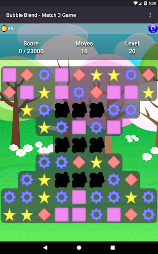 Bubble Blend - Match 3 Game - Gameplay image of android game