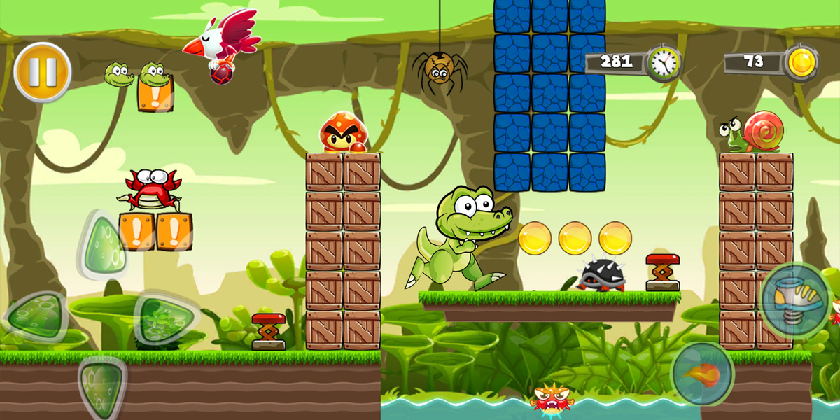 Hungry Crocodile Game - in Wil - عکس بازی موبایلی اندروید