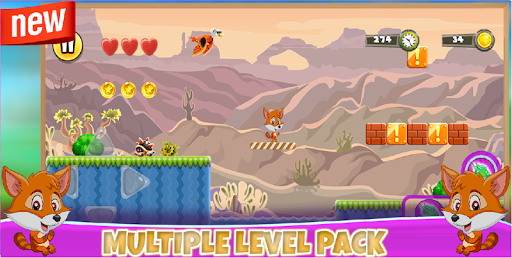 Super Fox World Game: Jungle Adventures Run FREE - عکس بازی موبایلی اندروید