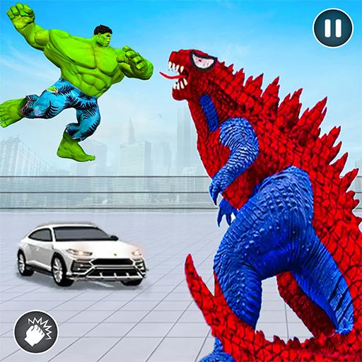 Angry Godzilla City Rampage - Gameplay image of android game