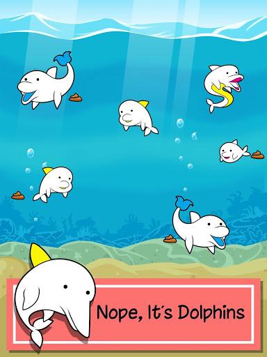 Dolphin Evolution -Sea Clicker - Gameplay image of android game