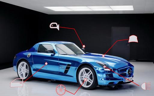 Benz SLS AMG: Extreme City Stunts Drive & Drifts - عکس بازی موبایلی اندروید