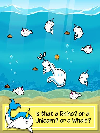 Narwhal Evolution -Sea Clicker - Gameplay image of android game
