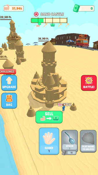 Sand Castle - Gameplay image of android game