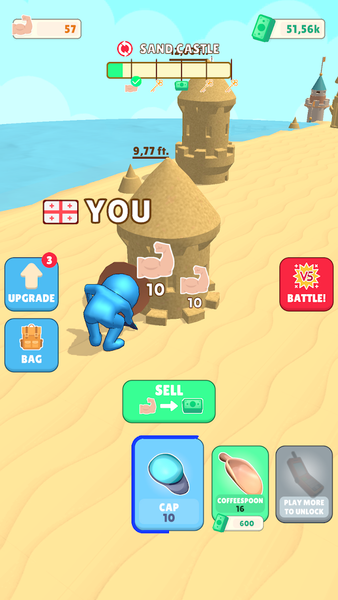 Sand Castle - Gameplay image of android game