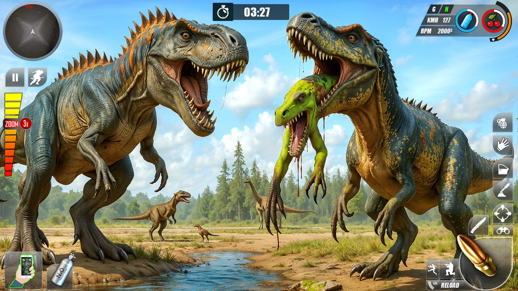 Dinosaur Games Family Life Sim - Gameplay image of android game