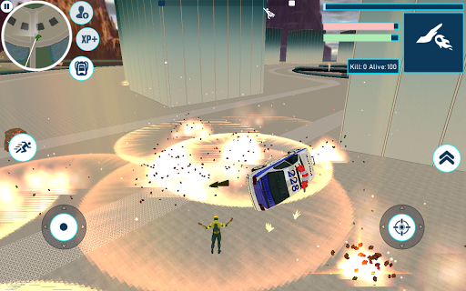 Superheroes Battleground - Gameplay image of android game