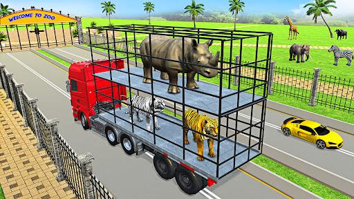 US Wild Animal Transport Truck - Gameplay image of android game
