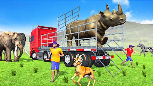 US Wild Animal Transport Truck - Gameplay image of android game