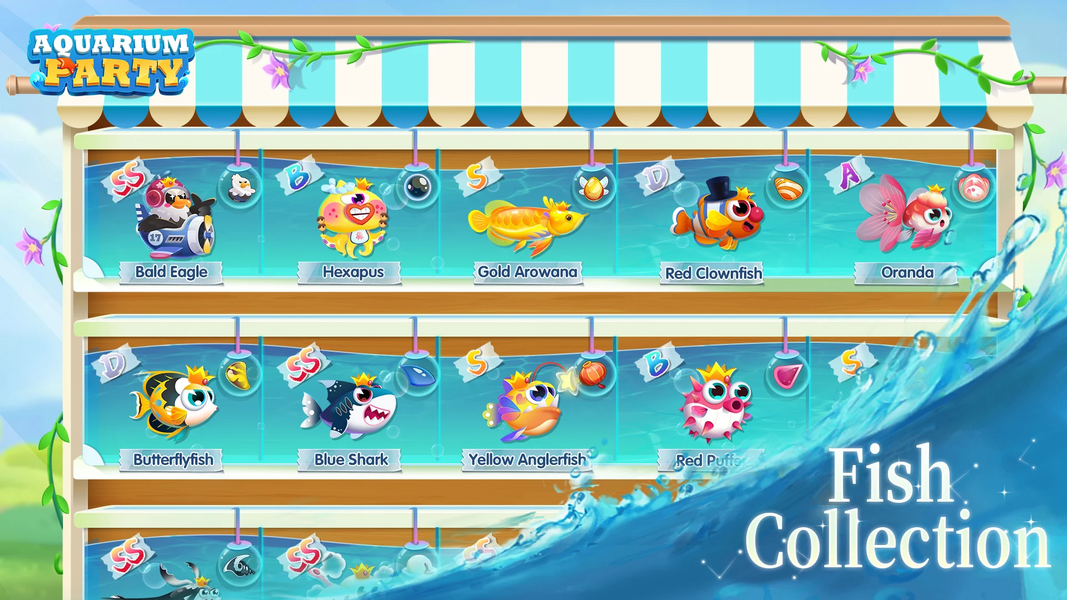 Aquarium Party - عکس بازی موبایلی اندروید