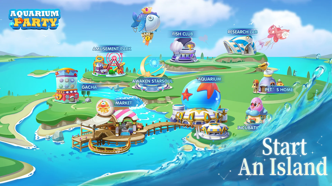 Aquarium Party - عکس بازی موبایلی اندروید