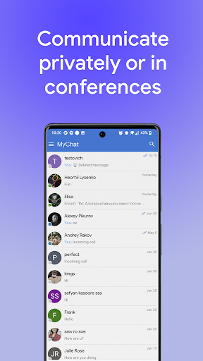 MyChat: messenger for office - Image screenshot of android app