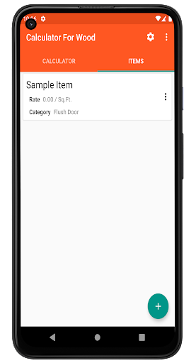 Calculator For Wood - Image screenshot of android app