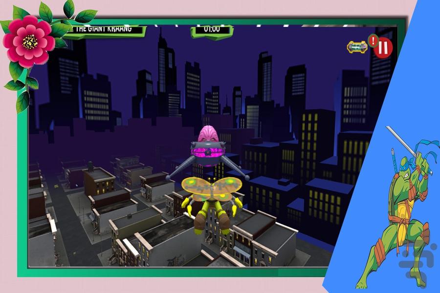 لاک پشت های نینجا : ماموریت پرواز - Gameplay image of android game