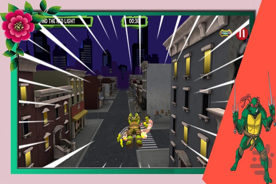 لاک پشت های نینجا : ماموریت پرواز - Gameplay image of android game
