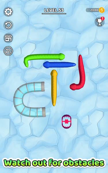 Tangled Snakes - Gameplay image of android game