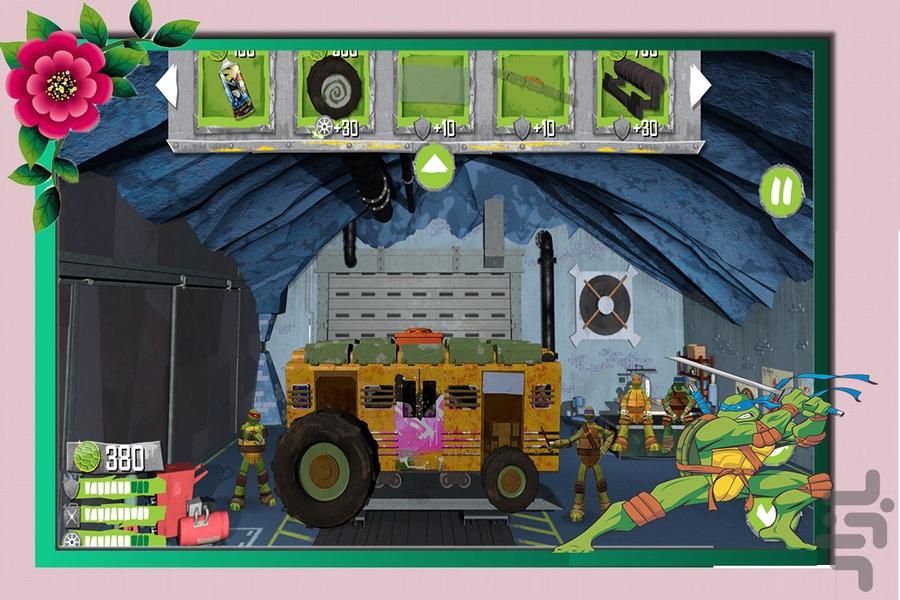 بازی ماشین جنگی لاکپشت های نینجا - عکس بازی موبایلی اندروید