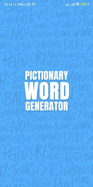 Pictionary Word Generator - Gameplay image of android game