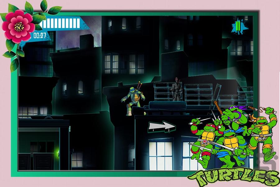 بازی لاک پشت های نینجا - Gameplay image of android game