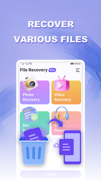 File Recovery Pro - عکس برنامه موبایلی اندروید