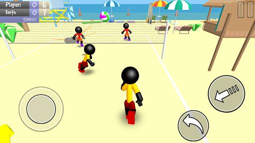 Stickman Beach Volleyball - عکس بازی موبایلی اندروید