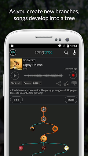 Songtree - Sing, Jam & Record - Image screenshot of android app
