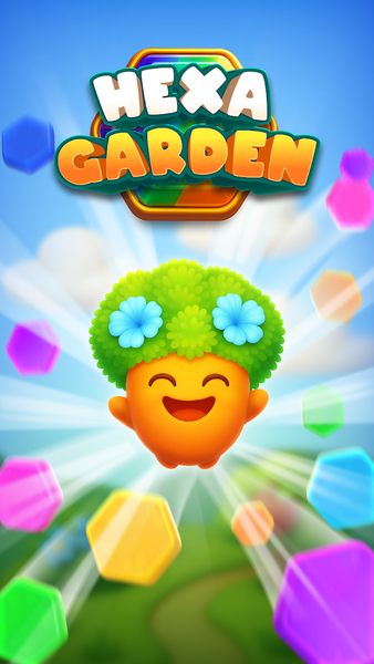 Hexa Garden Stack - Gameplay image of android game
