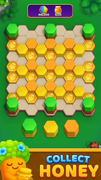 Hexa Garden Stack - Gameplay image of android game