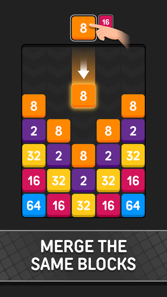 Double Number Merging - Gameplay image of android game