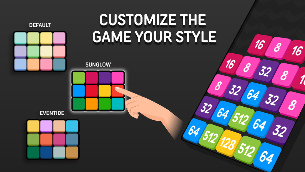 Double Number Merging - عکس بازی موبایلی اندروید