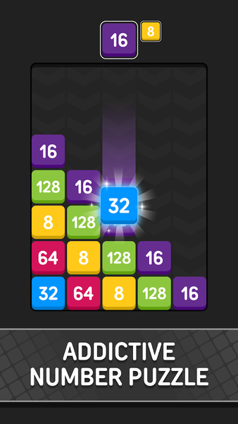 Double Number Merging - Gameplay image of android game