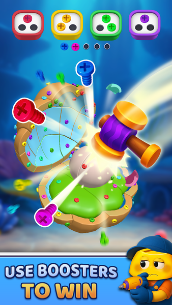 Screw Out Factory Puzzle 3D - Gameplay image of android game