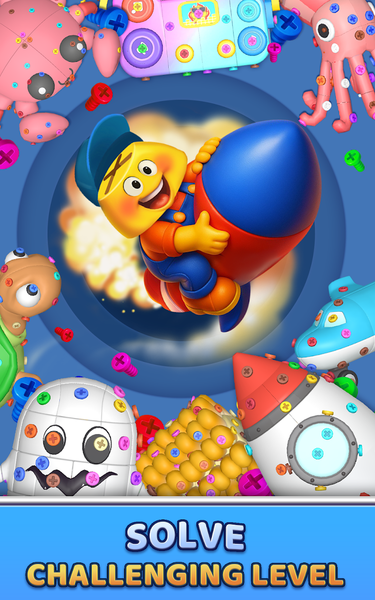 Screw Out Factory Puzzle 3D - Gameplay image of android game