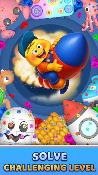 Screw Out Factory Puzzle 3D - Gameplay image of android game