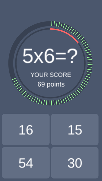 Guess Number - math game - Gameplay image of android game