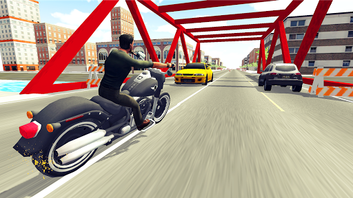 Moto Racer 3D - Gameplay image of android game