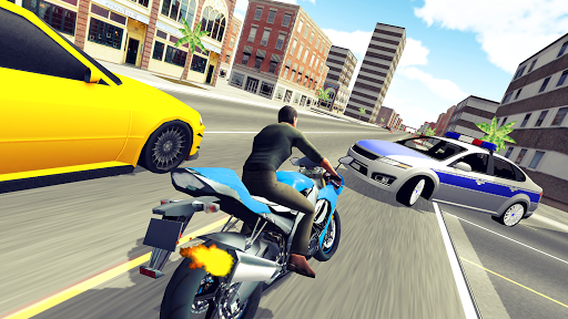 Moto Racer 3D - Gameplay image of android game